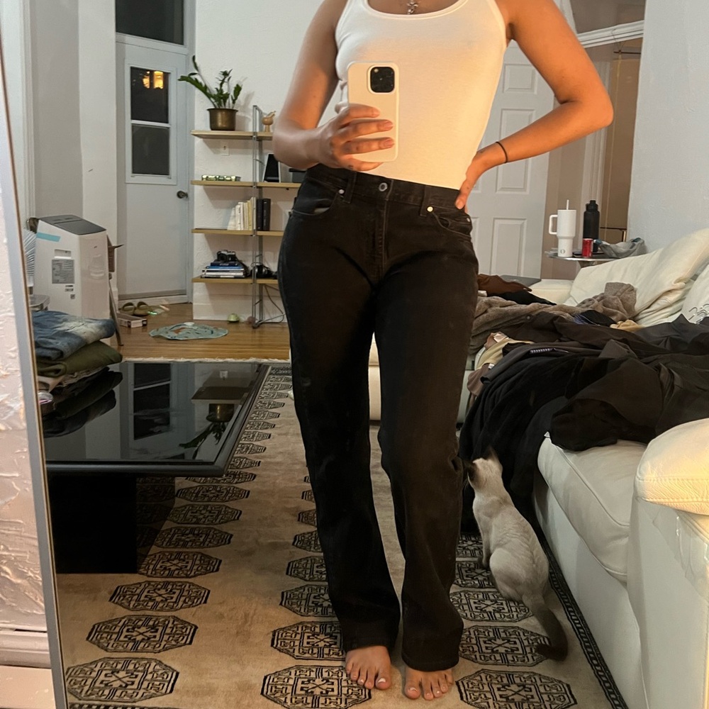 Bootcut Levi’s Black Jeans